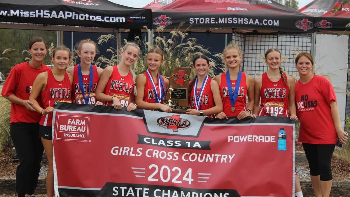 Murphy, Hogue lead Myrtle to 1A girls xc state title